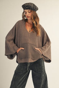 Maurin Hooded Sweater (brown)