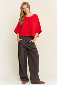 The Penny Cardigan (red)