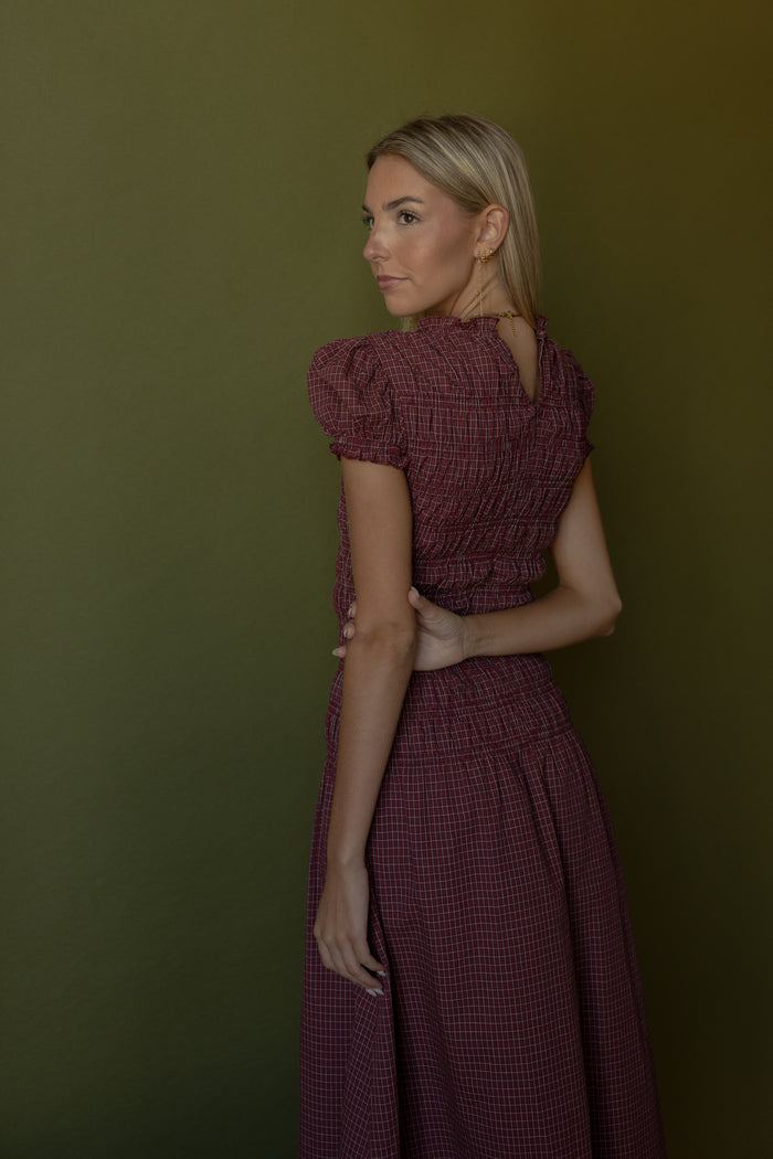 Tristan Smocked Maxi Dress - GEORGE-MARY'S