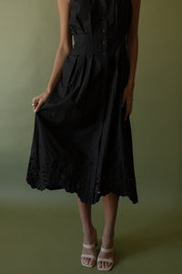 Rowan Midi Dress (black) - GEORGE-MARY'S