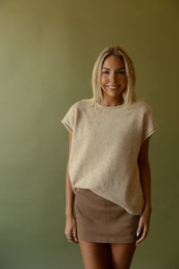Parks Sweater Top (oatmeal) - GEORGE-MARY'S