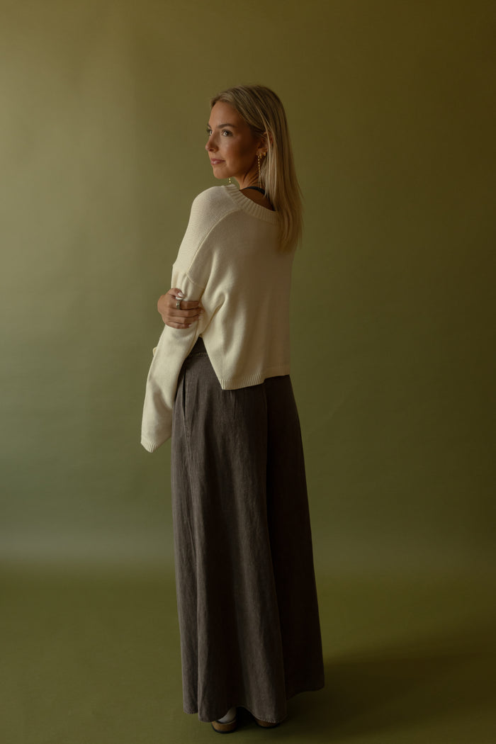 Monroe Pleated Palazzo Pants - GEORGE-MARY'S