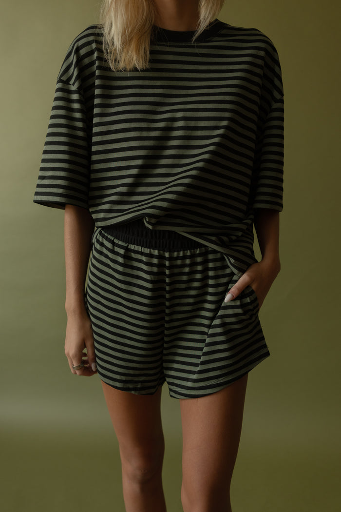Reese Striped Shorts - GEORGE-MARY'S