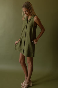 Beckett Dress (olive) - GEORGE-MARY'S