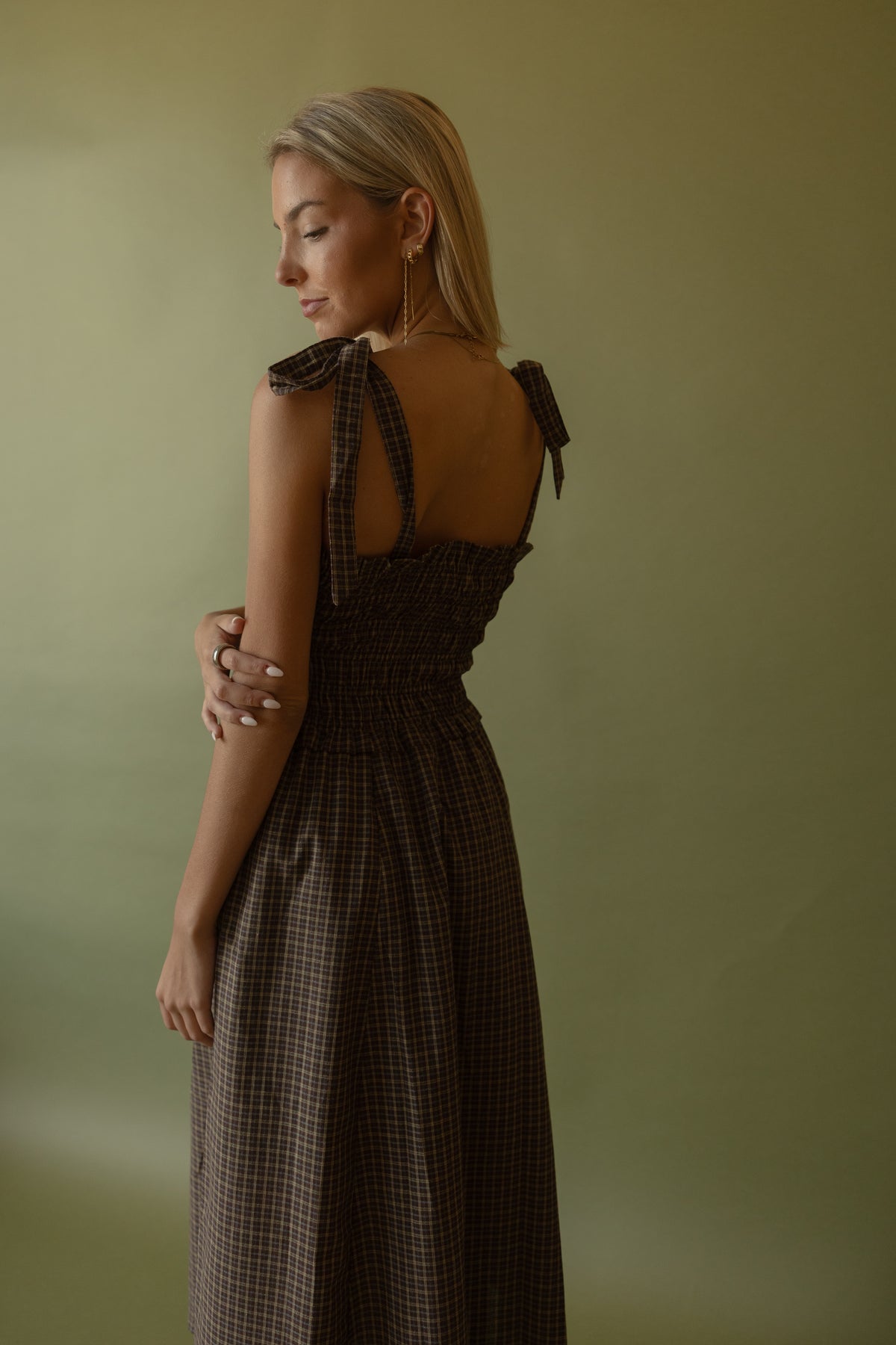 Wylie Plaid Maxi Dress - GEORGE-MARY'S
