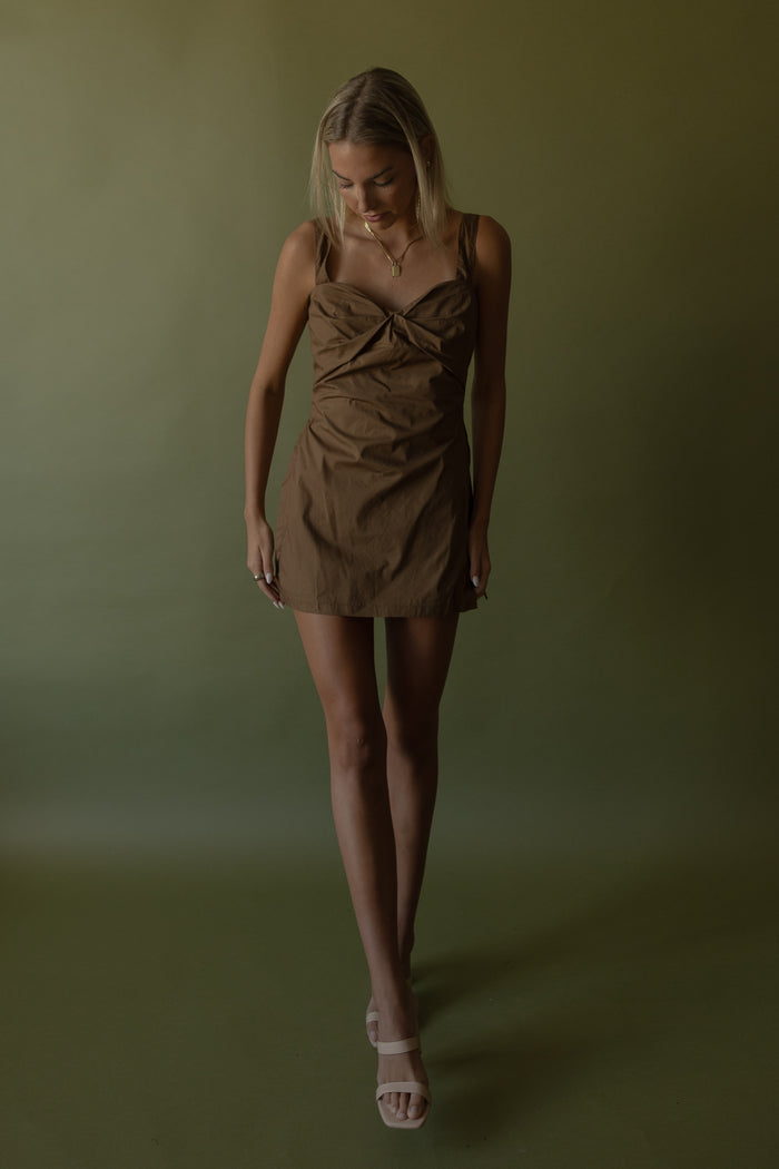 Charlotte Twist Front Dress - GEORGE-MARY'S