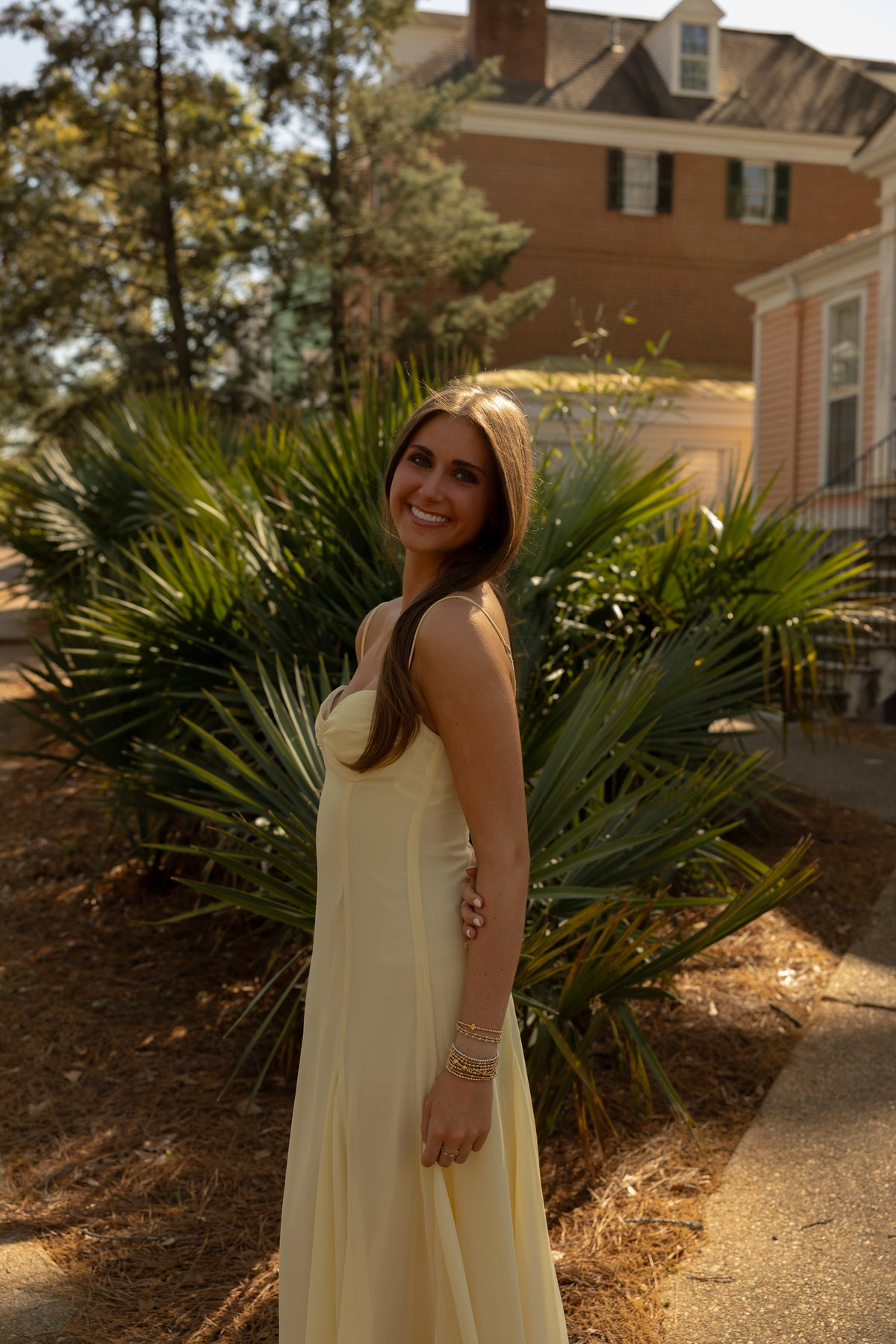 Rowie Maxi Dress (butter) - GEORGE-MARY'S