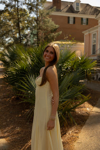 Rowie Maxi Dress (butter) - GEORGE-MARY'S