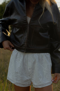 Dylan Faux Leather Jacket - GEORGE-MARY'S