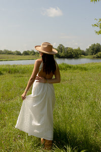 Byron Eyelet Maxi Dress (white) - GEORGE-MARY'S