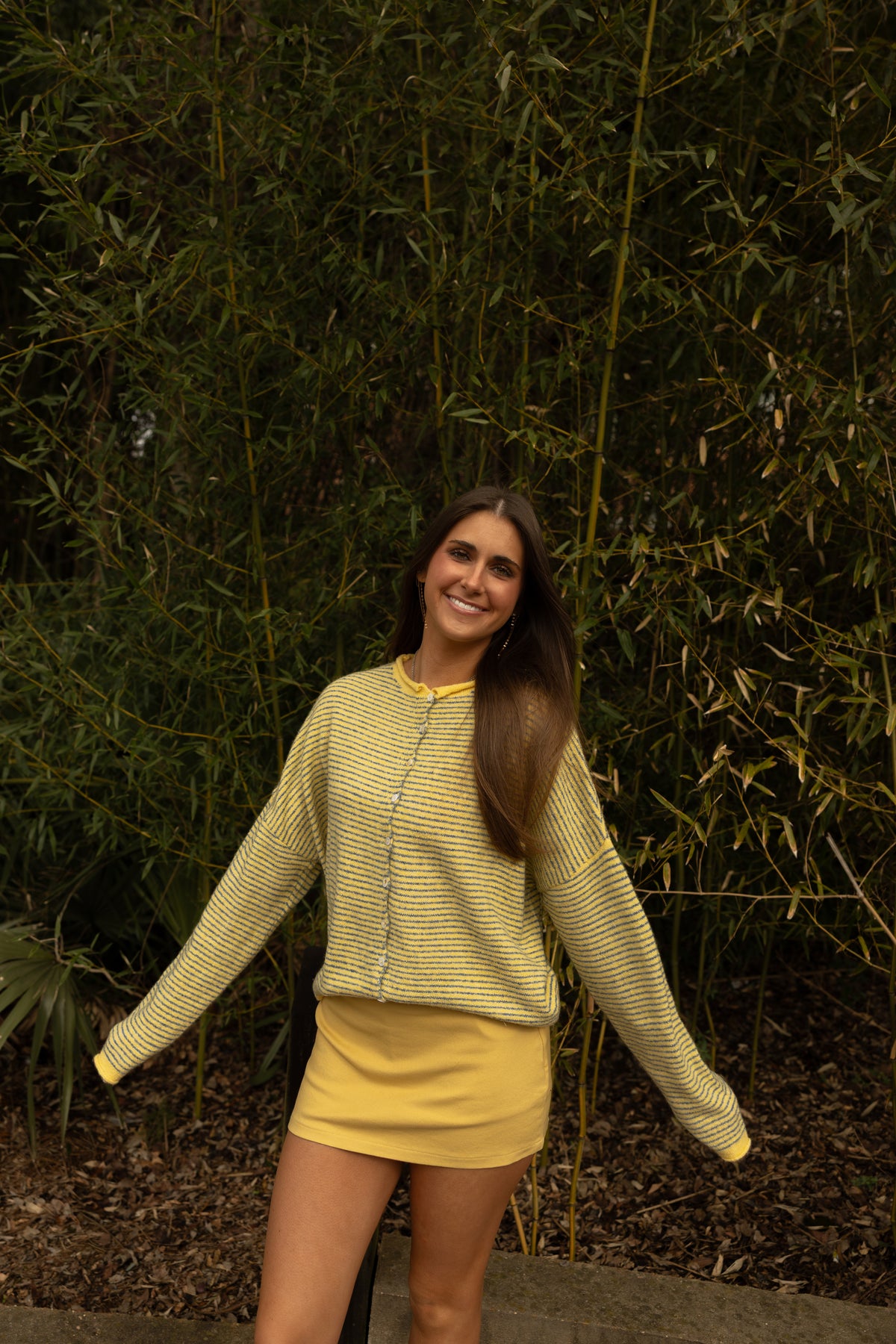 Twill Mini Skort (buttercup) - GEORGE-MARY'S