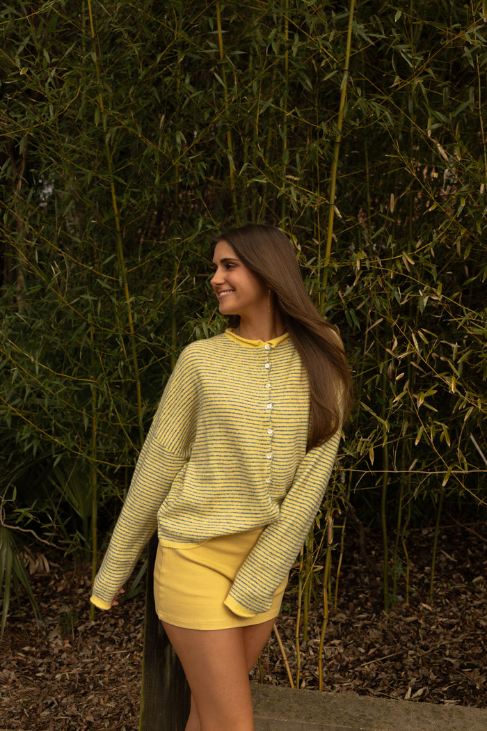 Twill Mini Skort (buttercup) - GEORGE-MARY'S