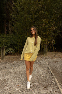 Twill Mini Skort (buttercup) - GEORGE-MARY'S