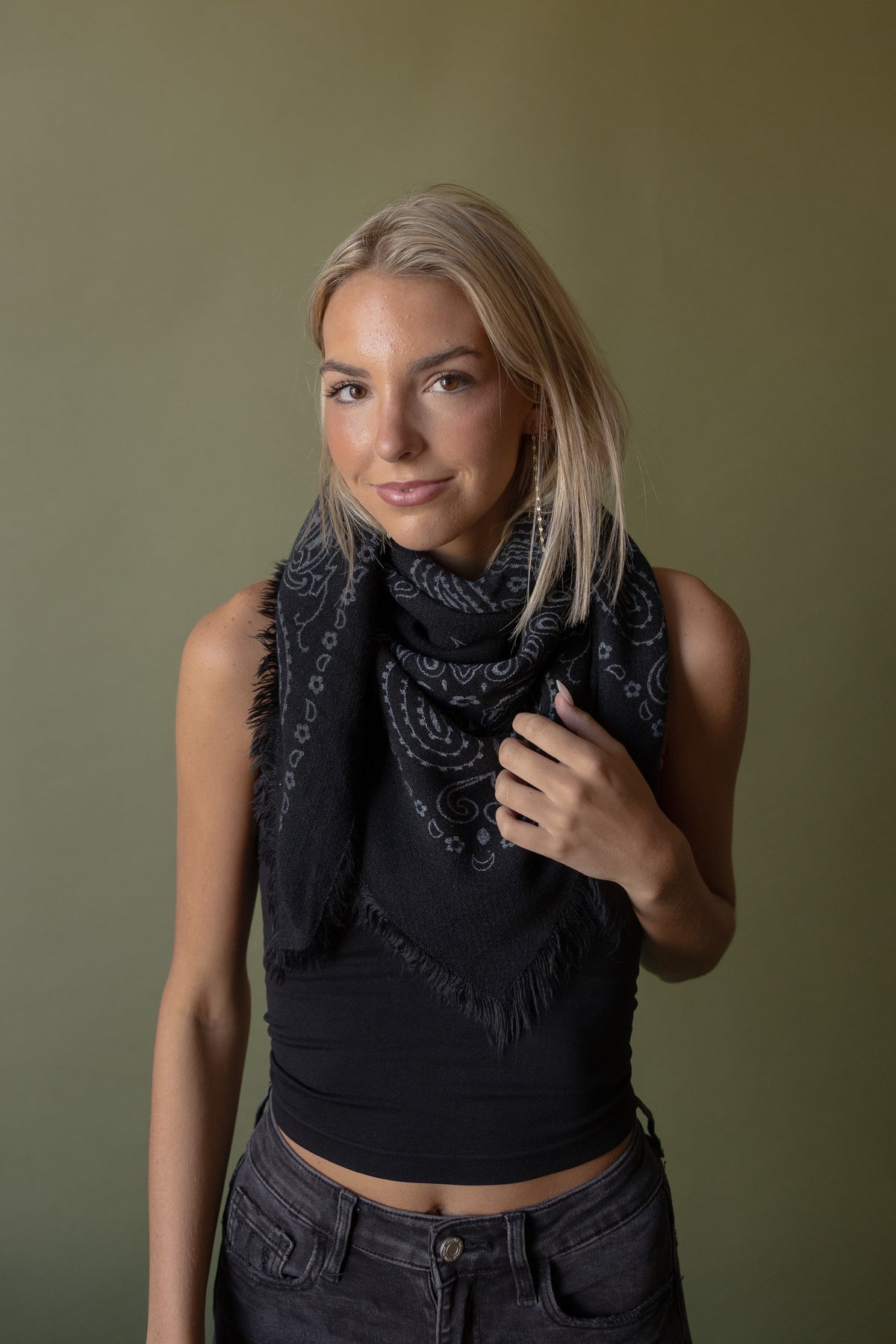 Paisley Print Scarf (4 colors)