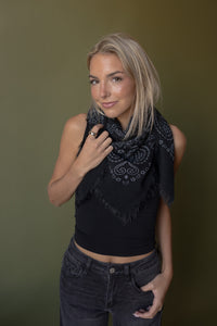 Paisley Print Scarf (4 colors)