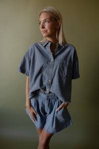 Mason Flared Bermuda Shorts - GEORGE-MARY'S