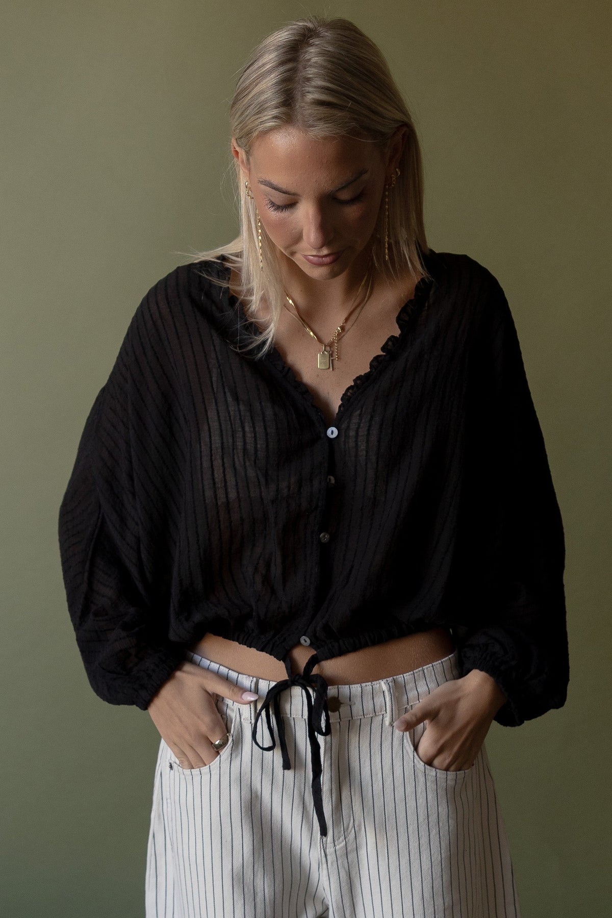 Mera Ruffled Blouse - GEORGE-MARY'S