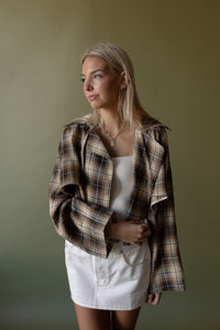 Cade Plaid Oversized Jacket - GEORGE-MARY'S