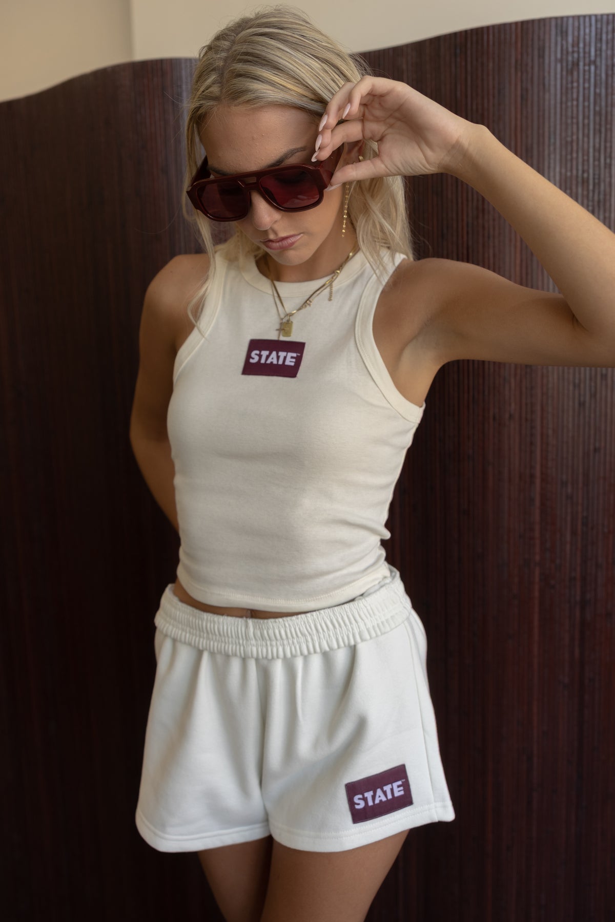 STATE Patch Tank (cream)