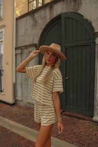 Darby Striped Shorts (ivory)