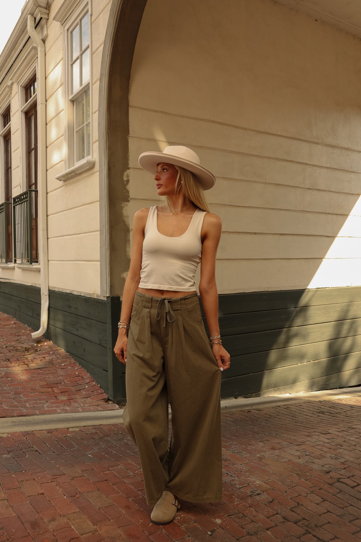 Paxton Olive Pants