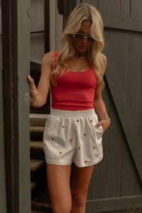Embroidered Star Shorts