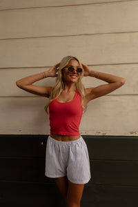 Striped Boxer Shorts (blue)