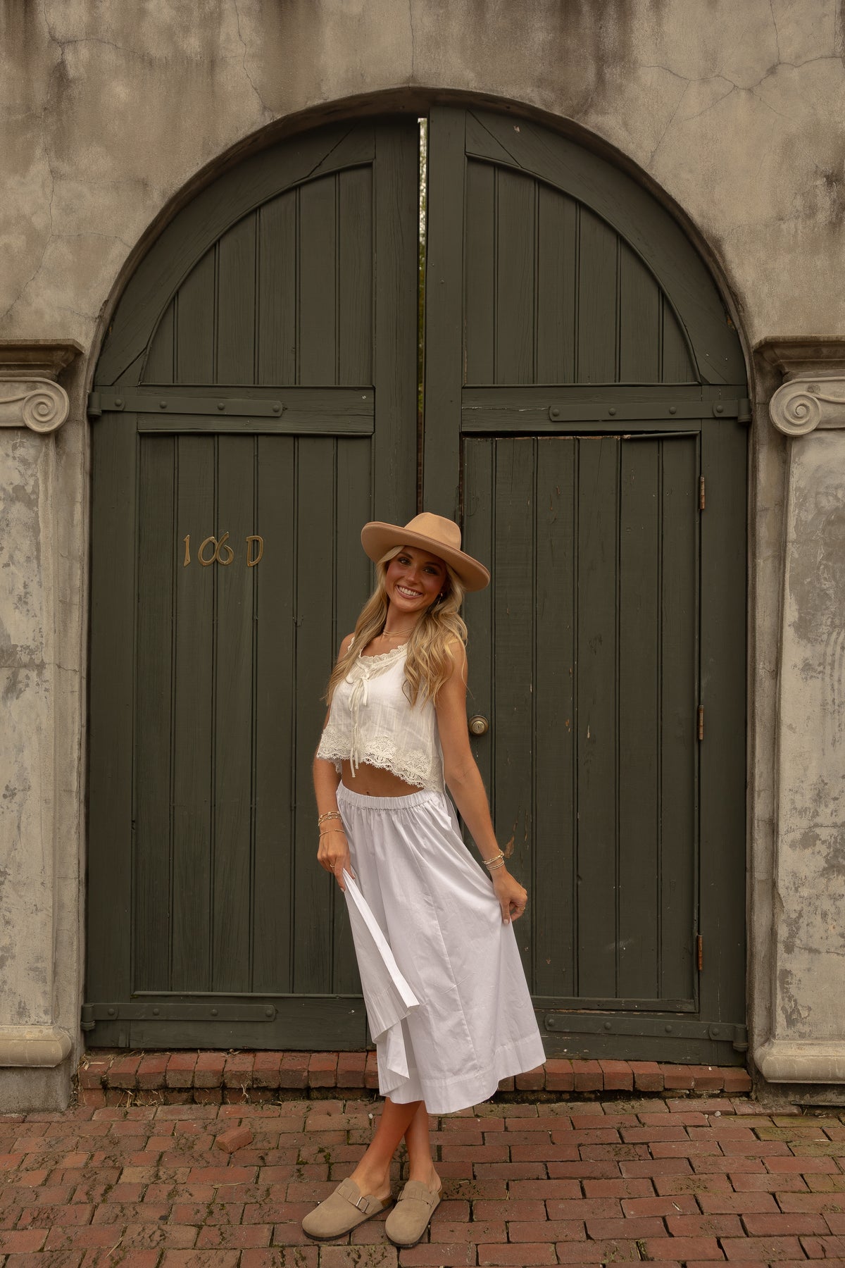 Portia Maxi Skirt (white)