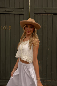 Warner Lace Crop Cami
