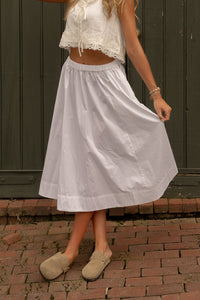 Portia Maxi Skirt (white)
