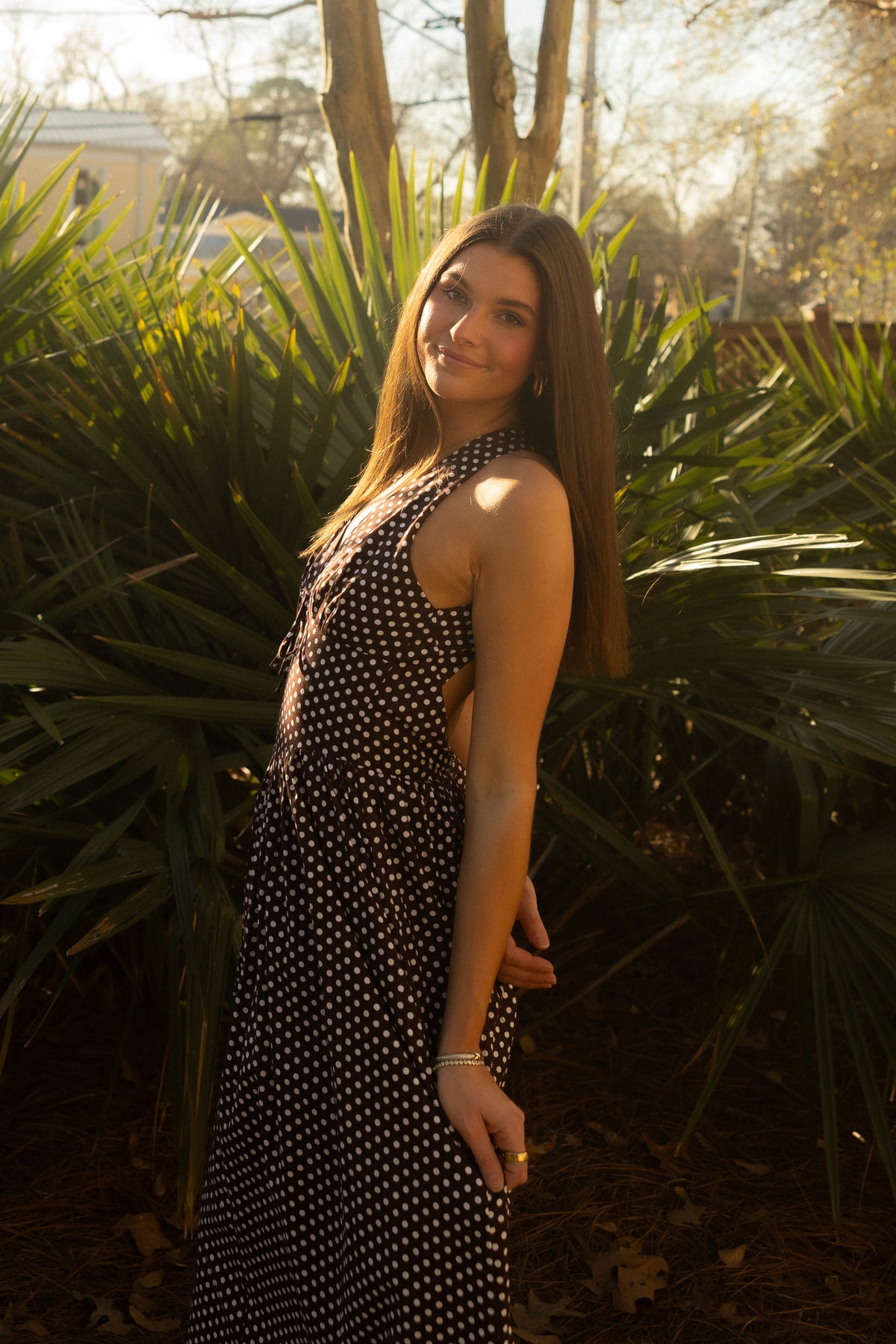 Millie Polka Dot Maxi Dress - GEORGE-MARY'S