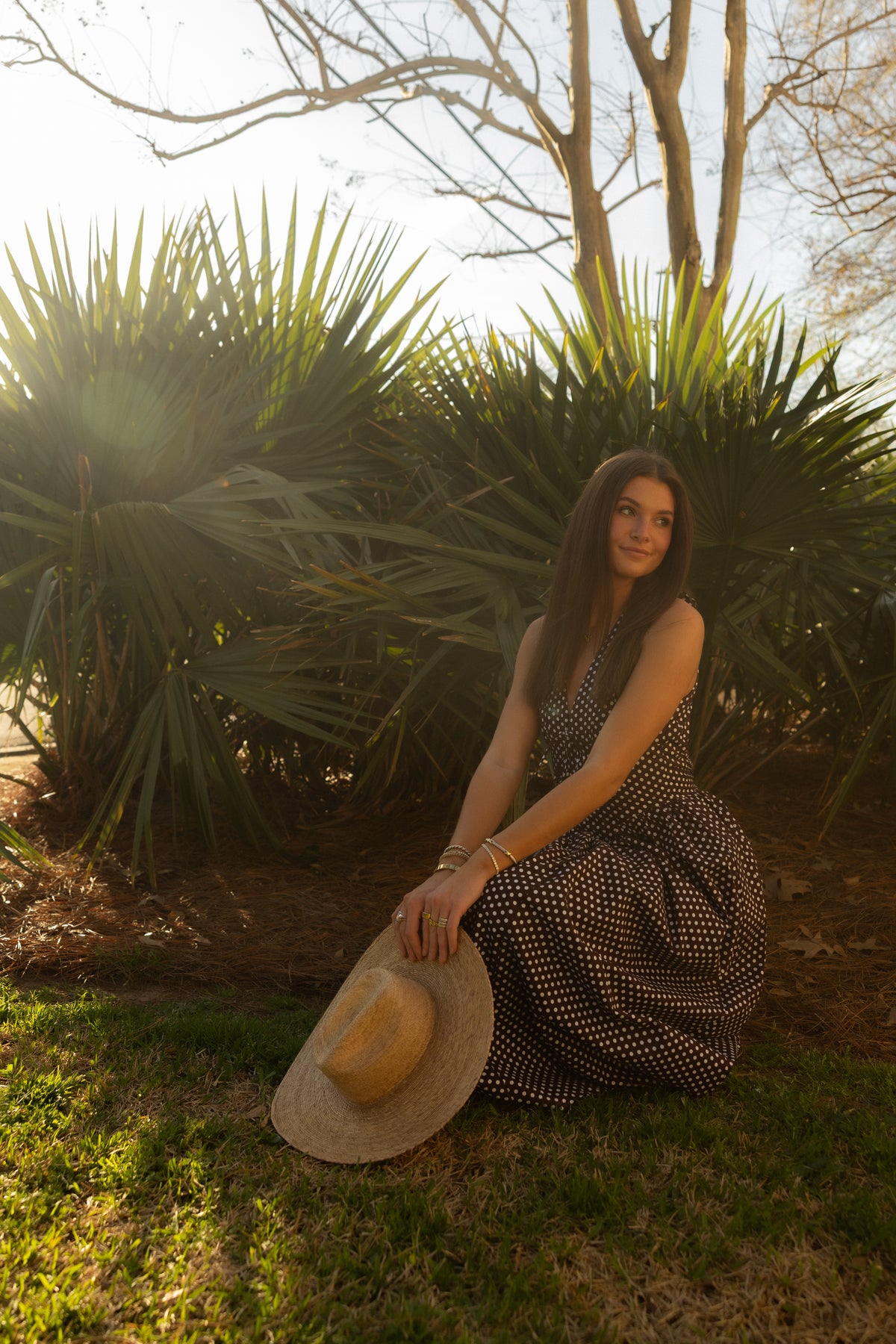 Millie Polka Dot Maxi Dress - GEORGE-MARY'S