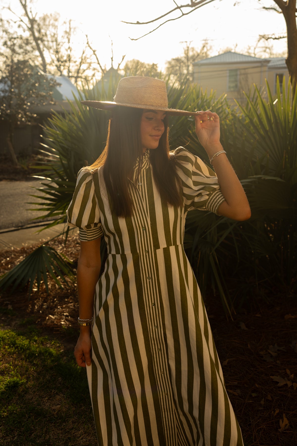 Olivia Striped Dress