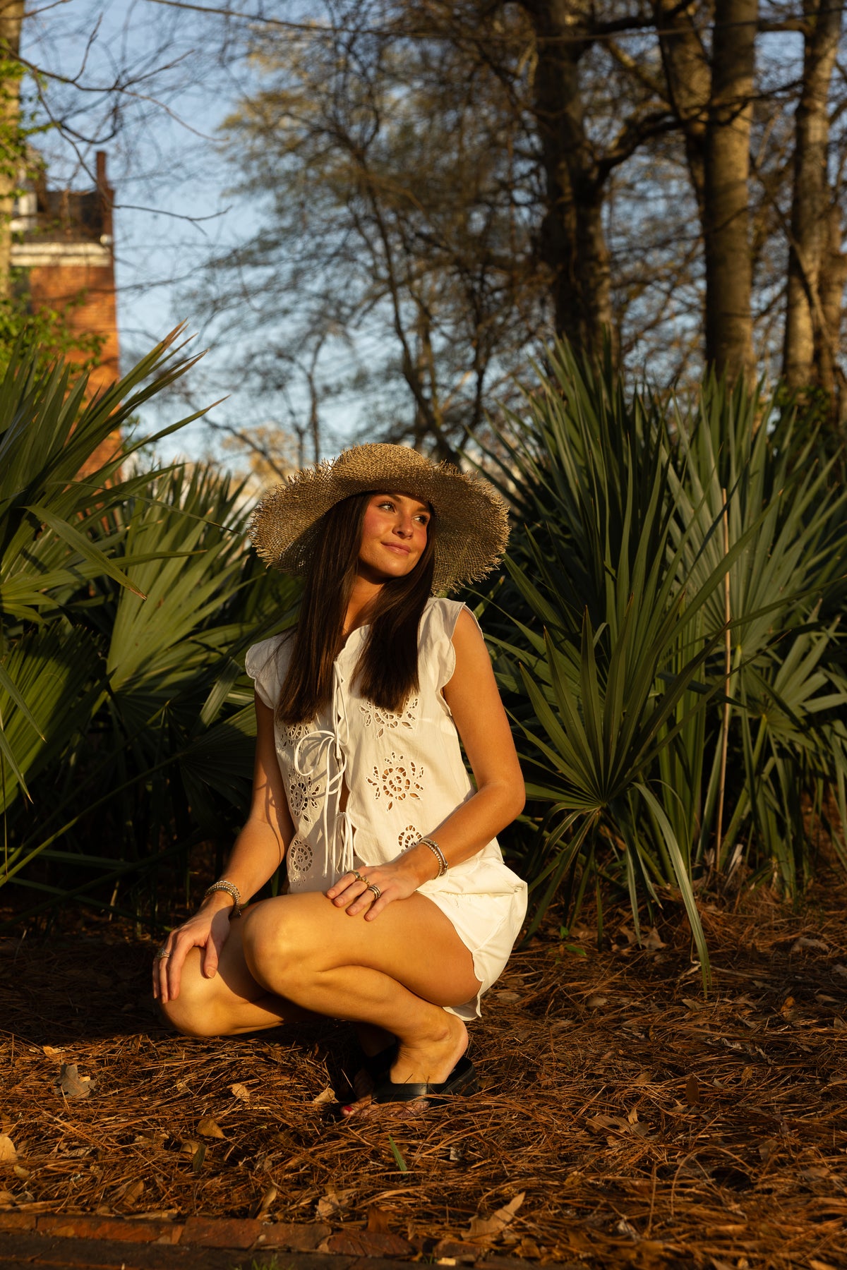 Carly Eyelet Top - GEORGE-MARY'S