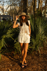 Carly Eyelet Shorts - GEORGE-MARY'S