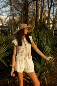 Carly Eyelet Shorts - GEORGE-MARY'S