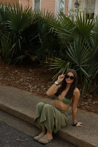 Harbour Linen Pants (olive)