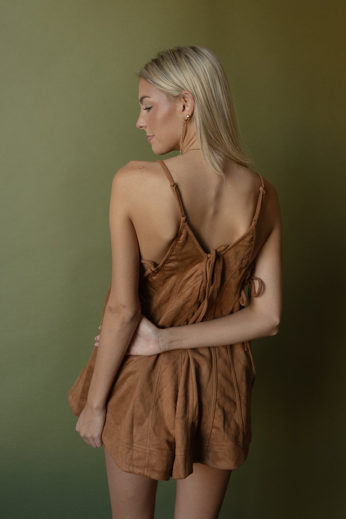 Reeves Suede Jumper (camel)