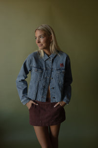 Sidney Cropped Denim Jacket