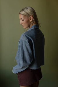 Sidney Cropped Denim Jacket