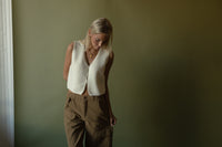 Keyhole Button Vest