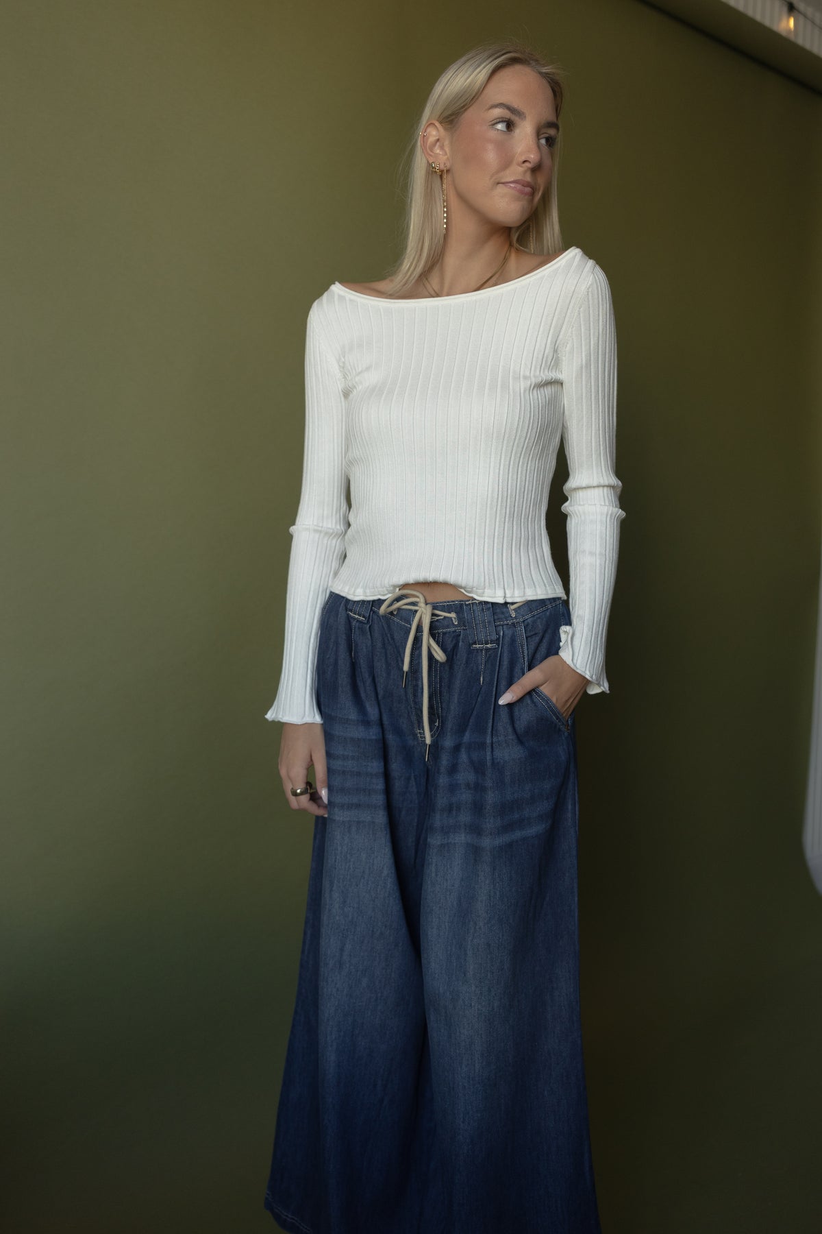 Rhodes Wide Leg Jeans