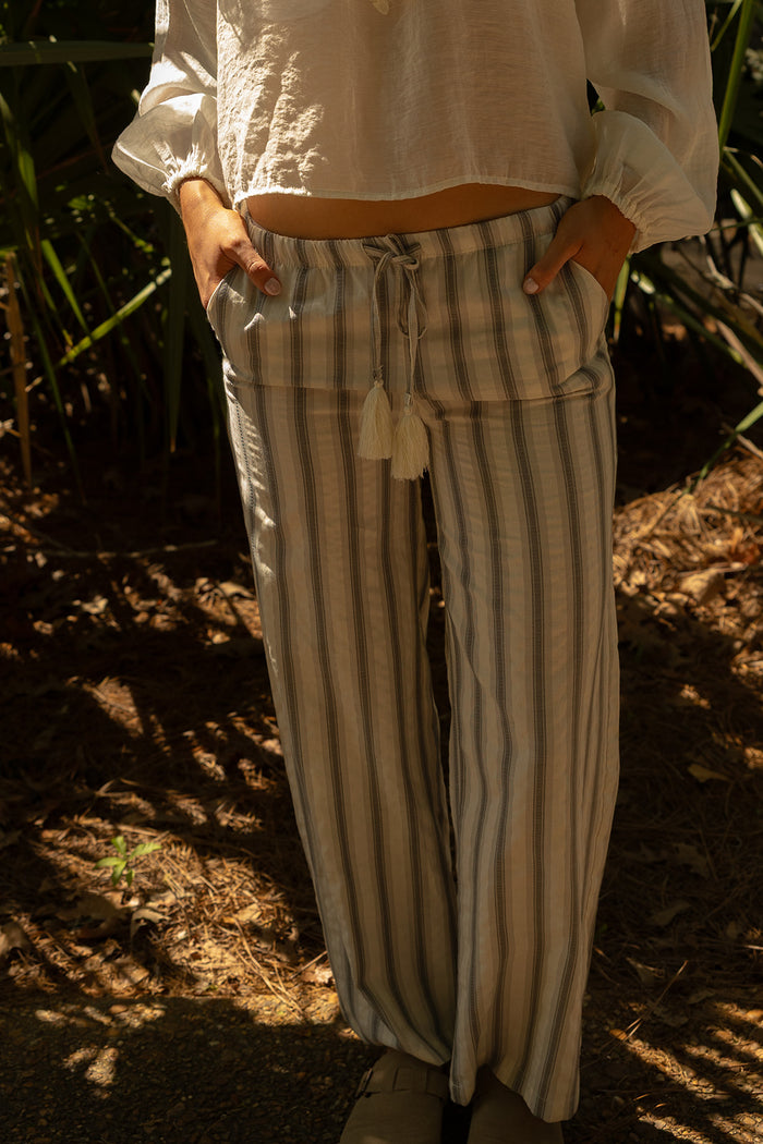 Celina Wide Leg Pants (grey) - GEORGE-MARY'S