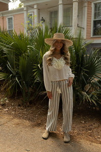 Celina Wide Leg Pants (grey) - GEORGE-MARY'S