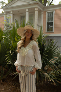 Celina Wide Leg Pants (grey) - GEORGE-MARY'S