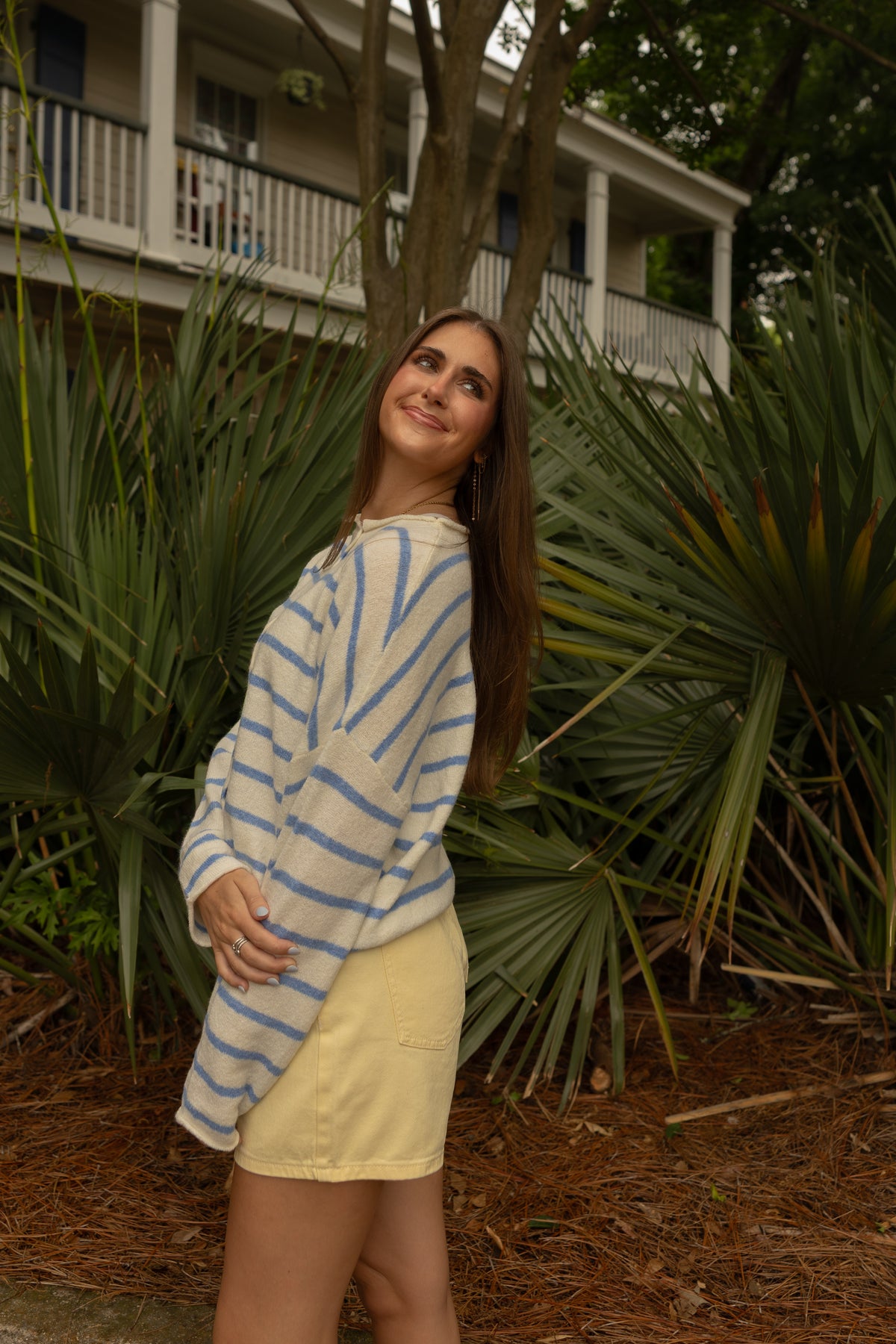 Antigua Denim Shorts (butter) - GEORGE-MARY'S