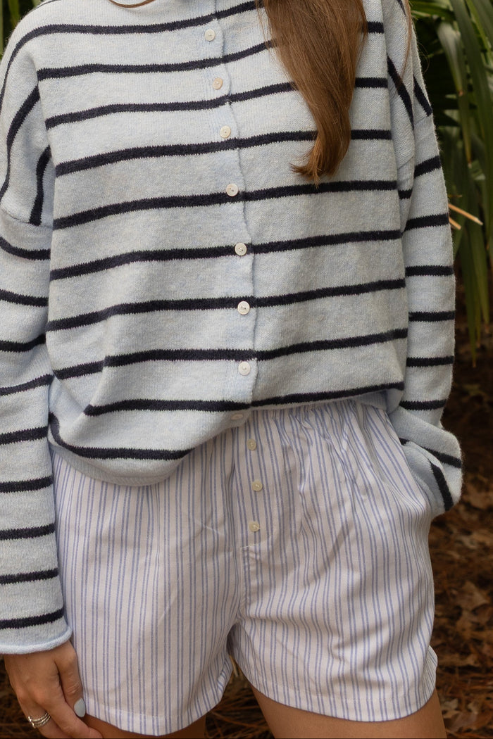Piper Cardigan (lt blue) - GEORGE-MARY'S
