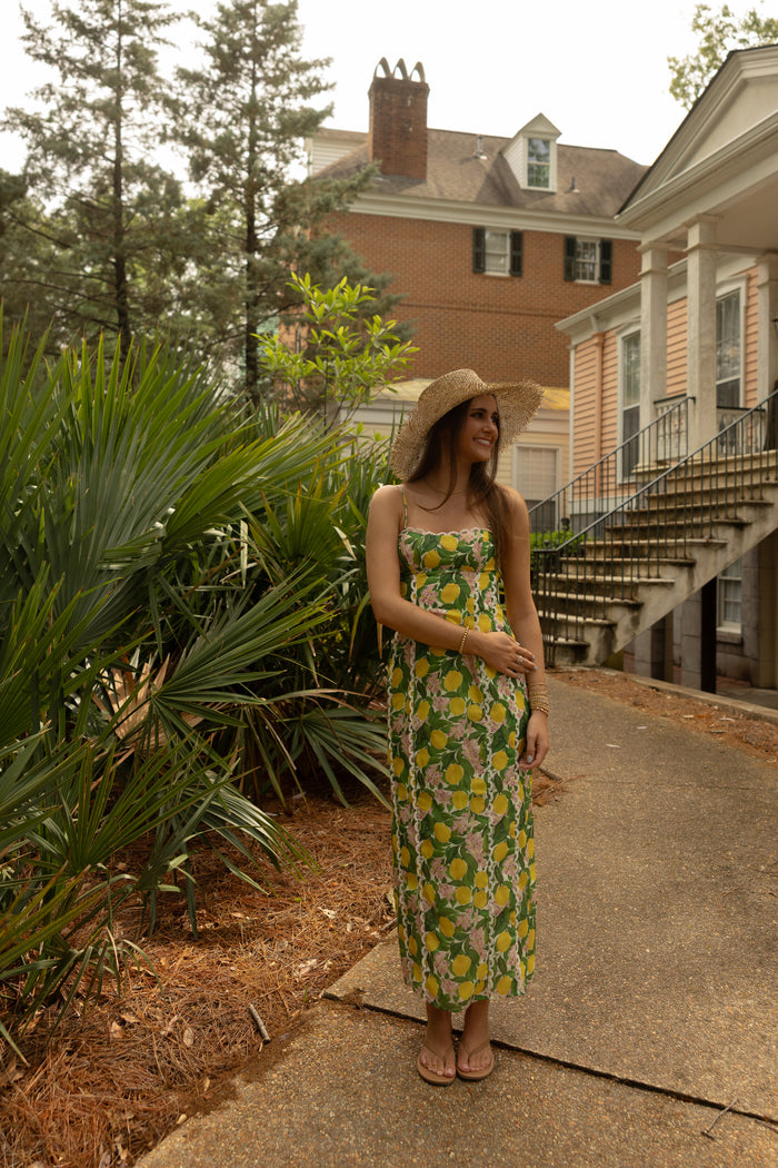 Sicily Floral Midi Dress - GEORGE-MARY'S