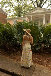 Florie Patterned Halter Dress - GEORGE-MARY'S