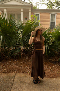 Driftwood Linen Pants (brown) - GEORGE-MARY'S